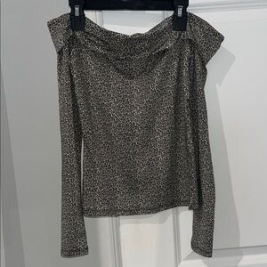 Elegant Off Shoulder Floral Blouse